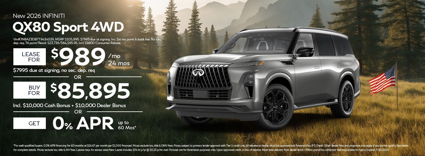QX80 Sport Banner
