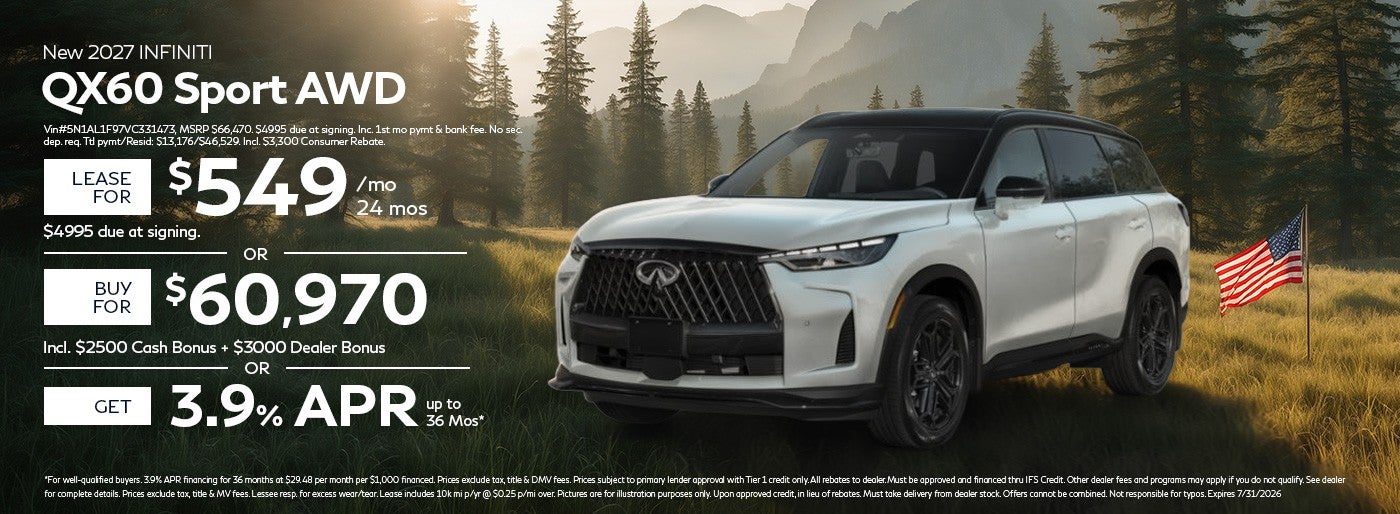 QX60 Sport Banner