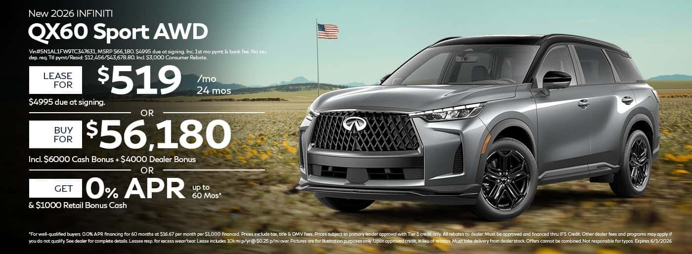 2026 QX60 Sport AWD