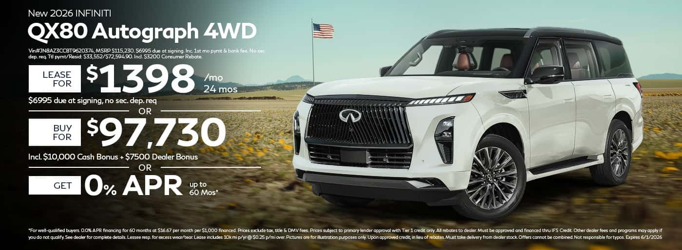 New QX80 Autograph 4WD