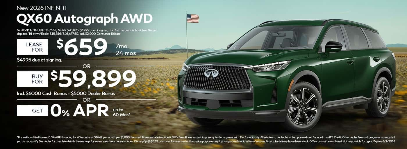 New QX60 Autograph AWD